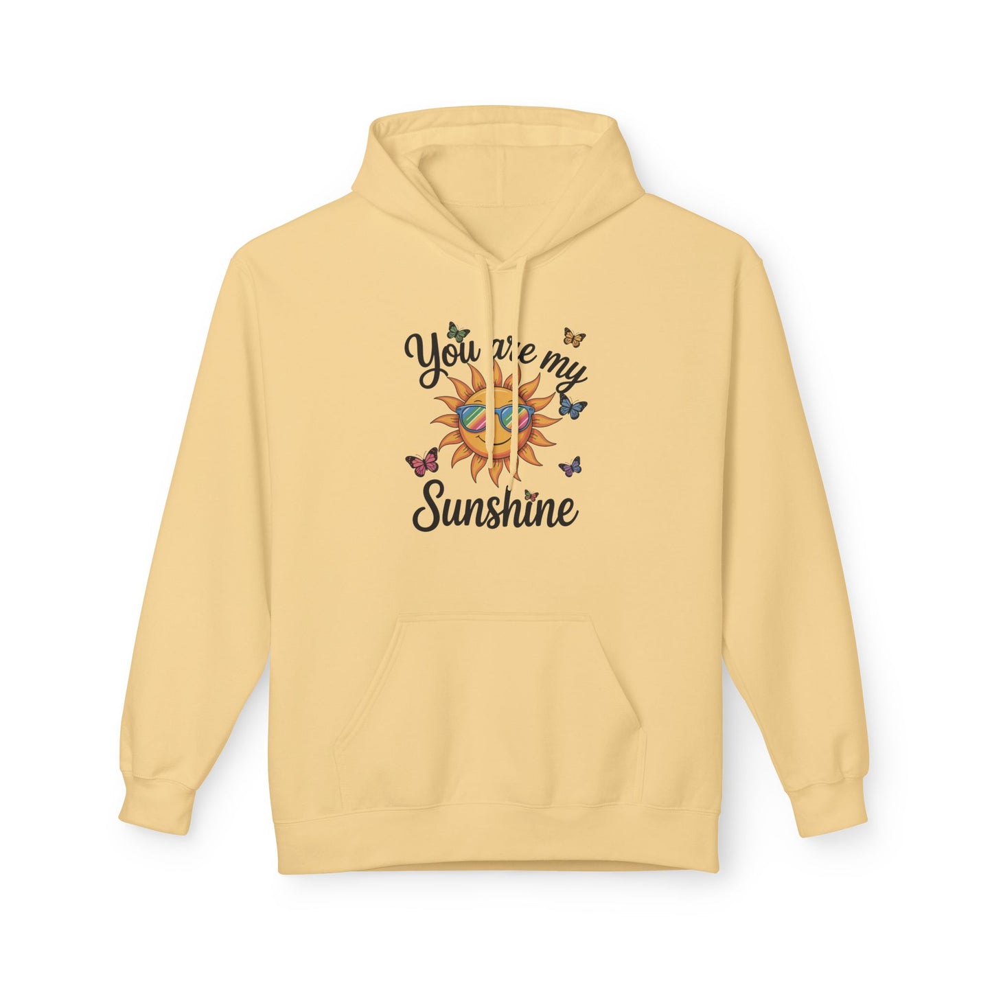 You Are My Sunshine Hoodie — Sunglasses Sun & Butterflies