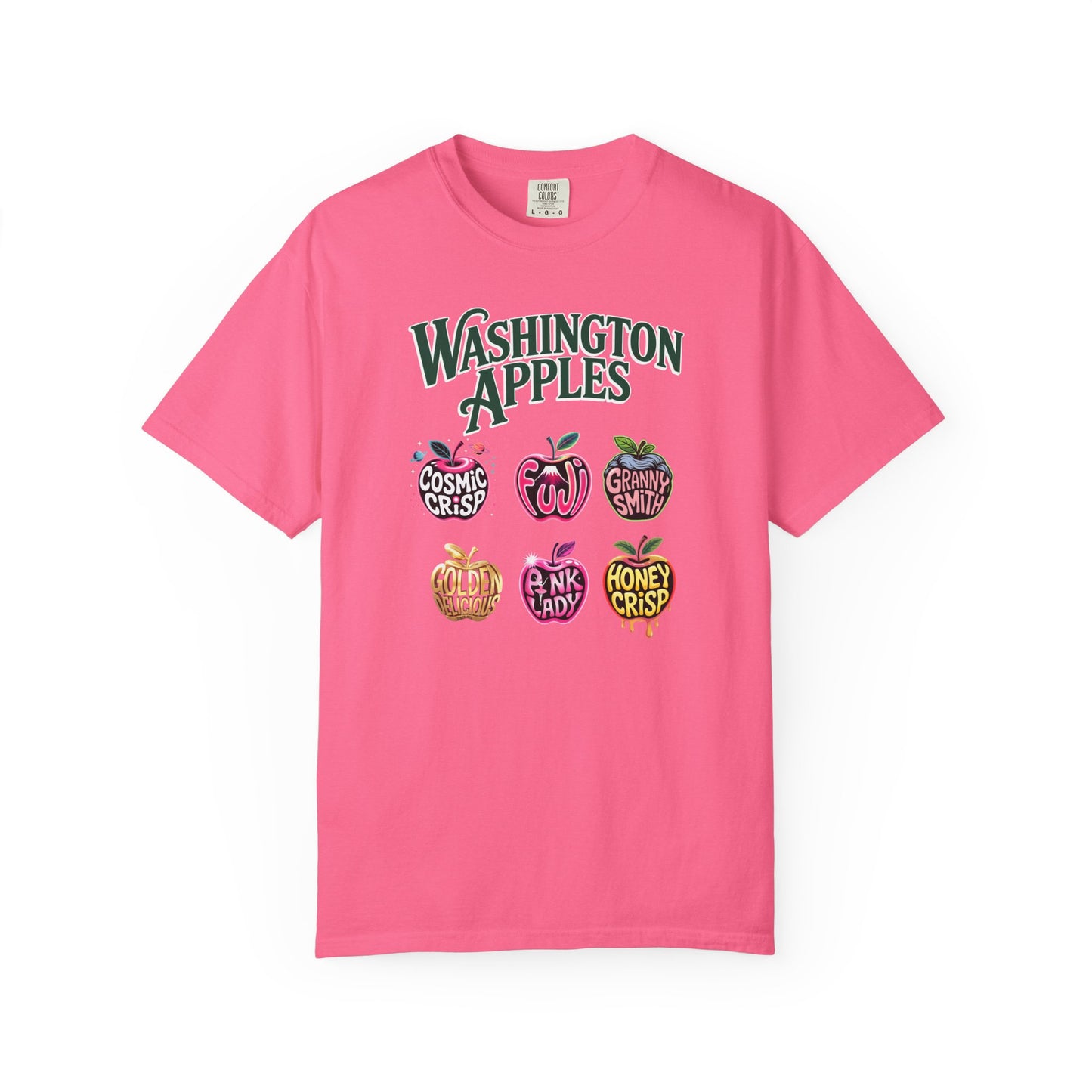 Washington Apples Graphic Tee, Series 1 Cosmic Crisp thru Honey Crisp