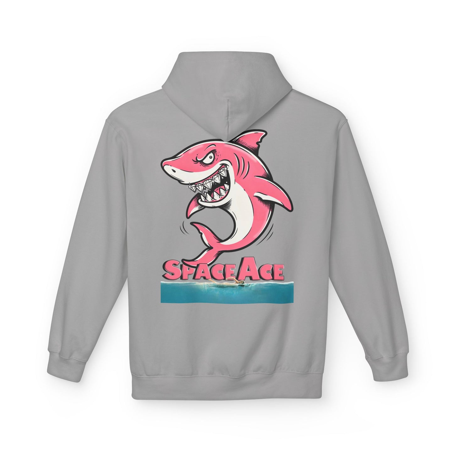 Space Ace Jawsy Hoodie – Retro Surf Graphic Pullover