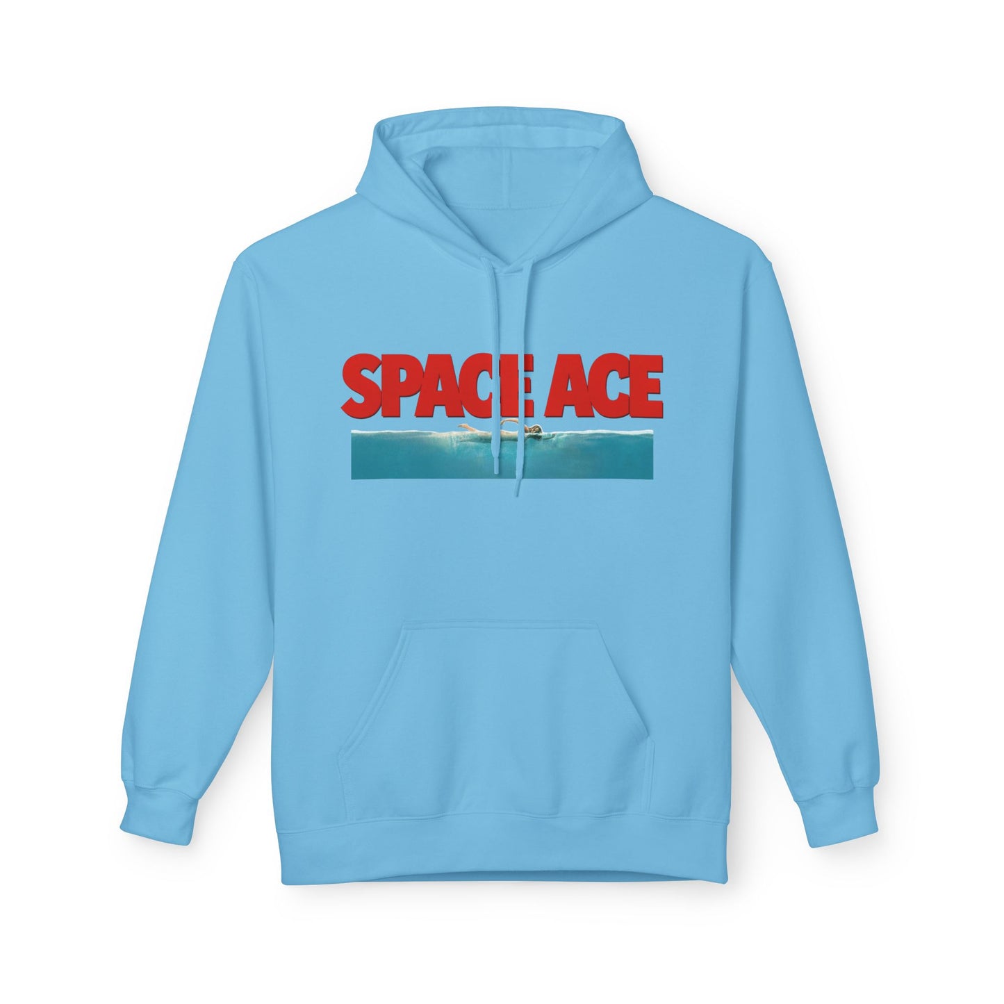 Space Ace Jawsy Hoodie – Retro Surf Graphic Pullover