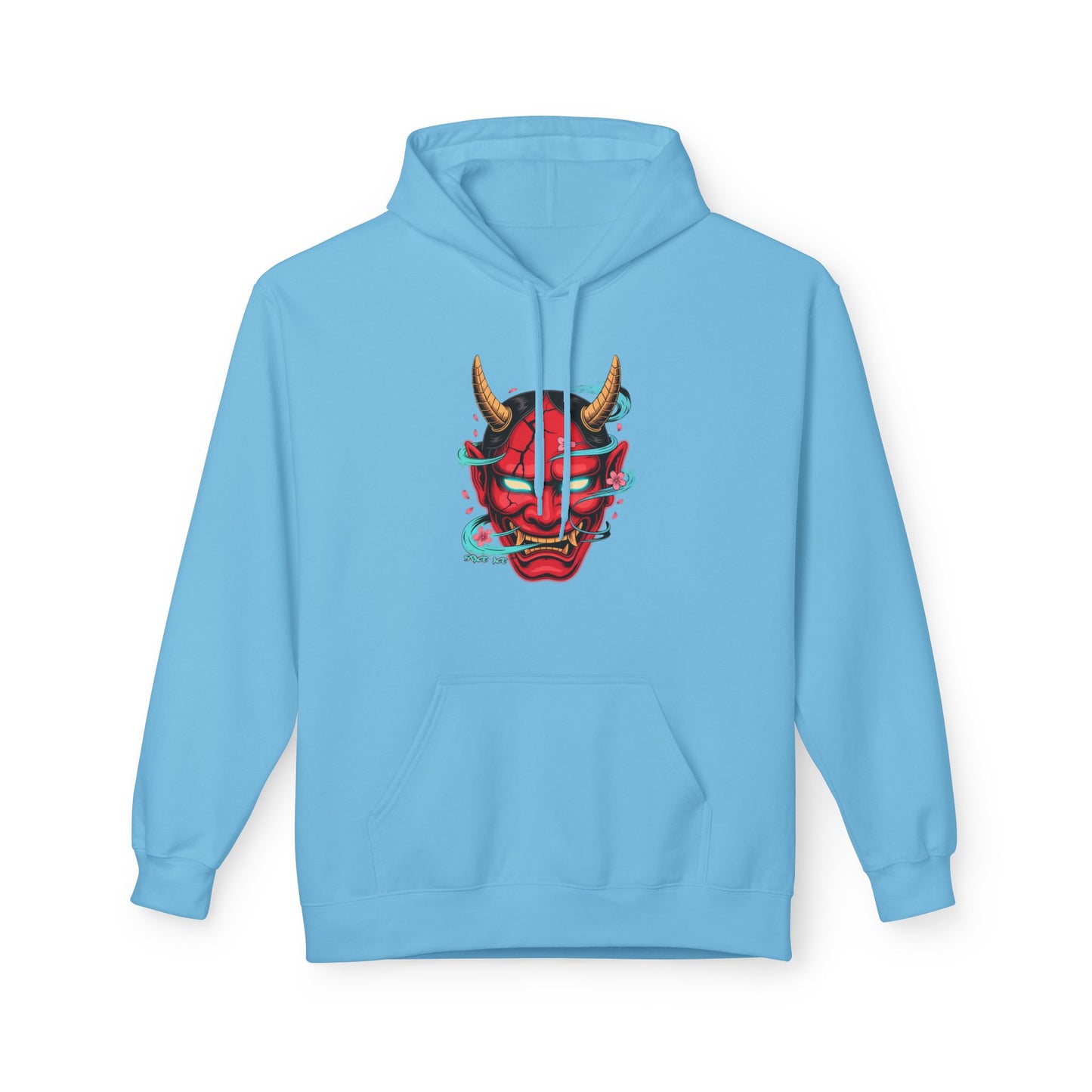 Hannya Mask Hoodie — Japanese Oni Mask Streetwear Pullover
