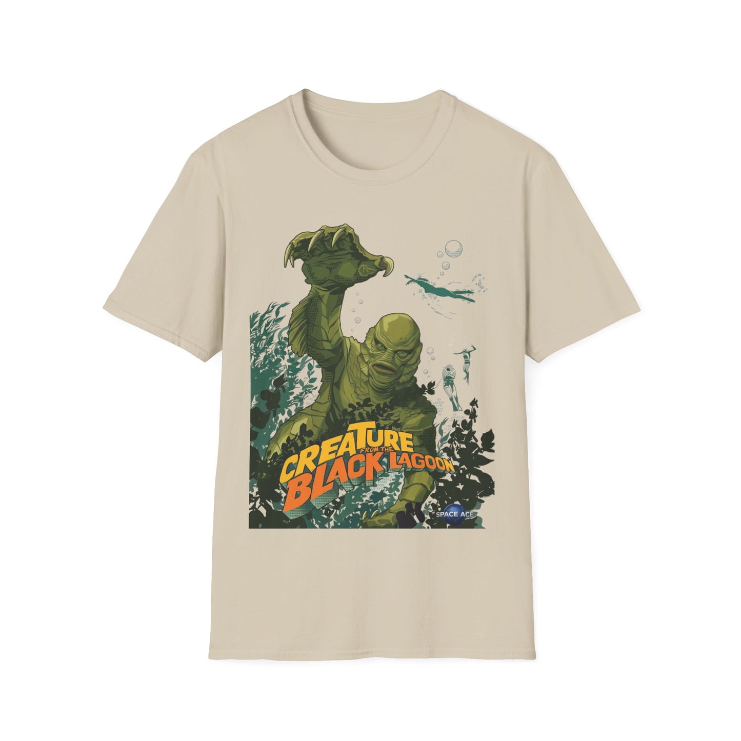 Creature Feature T‑Shirt — Vintage Swamp Monster Movie Graphic Tee