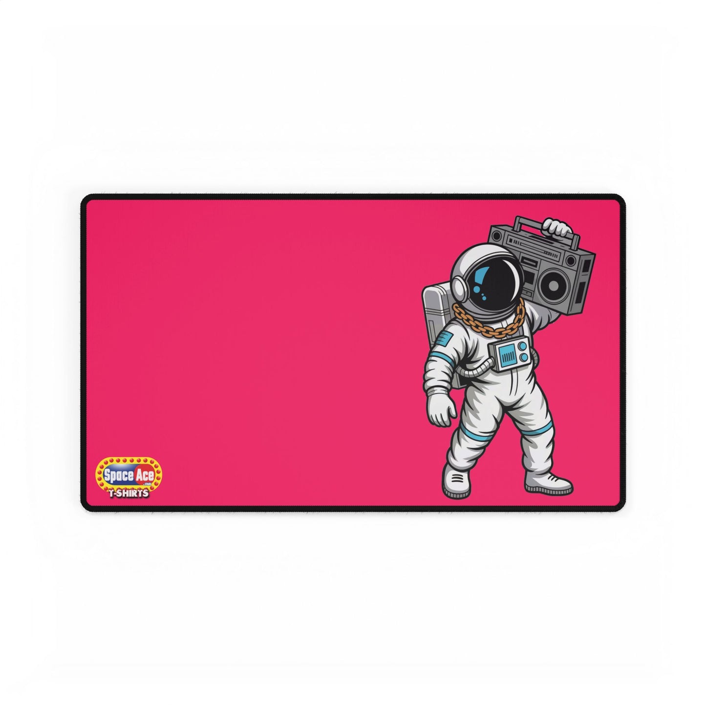 Astronaut with Boombox Desk Mat - Space Music Gaming Mousepad