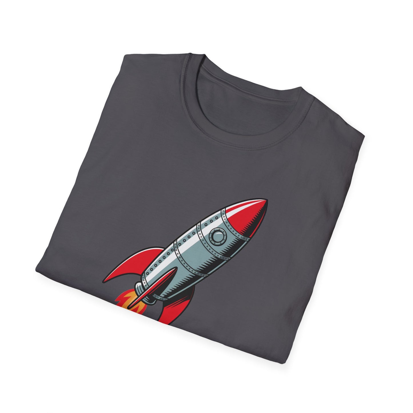Rocket Graphic T-Shirt Retro Space Rocket Shirt