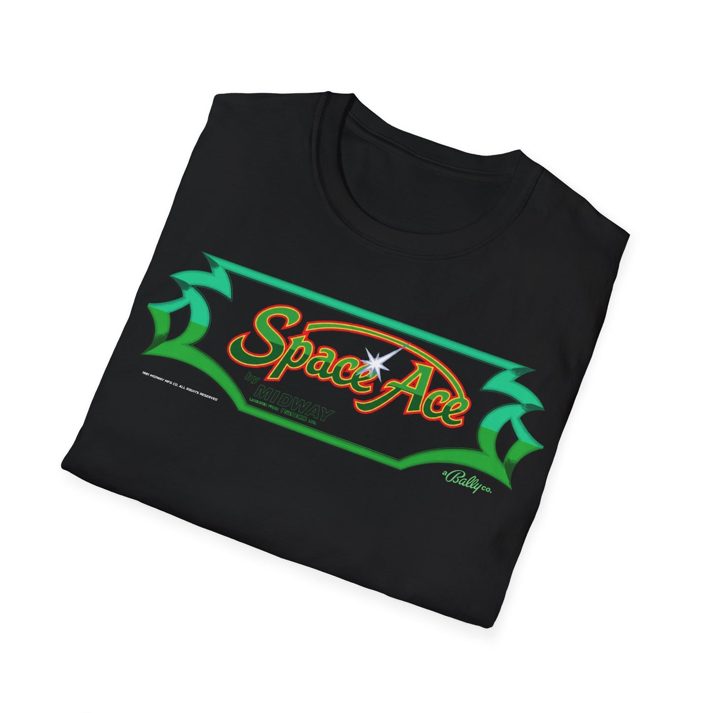 Space Ace Galaga T-Shirt Retro Arcade