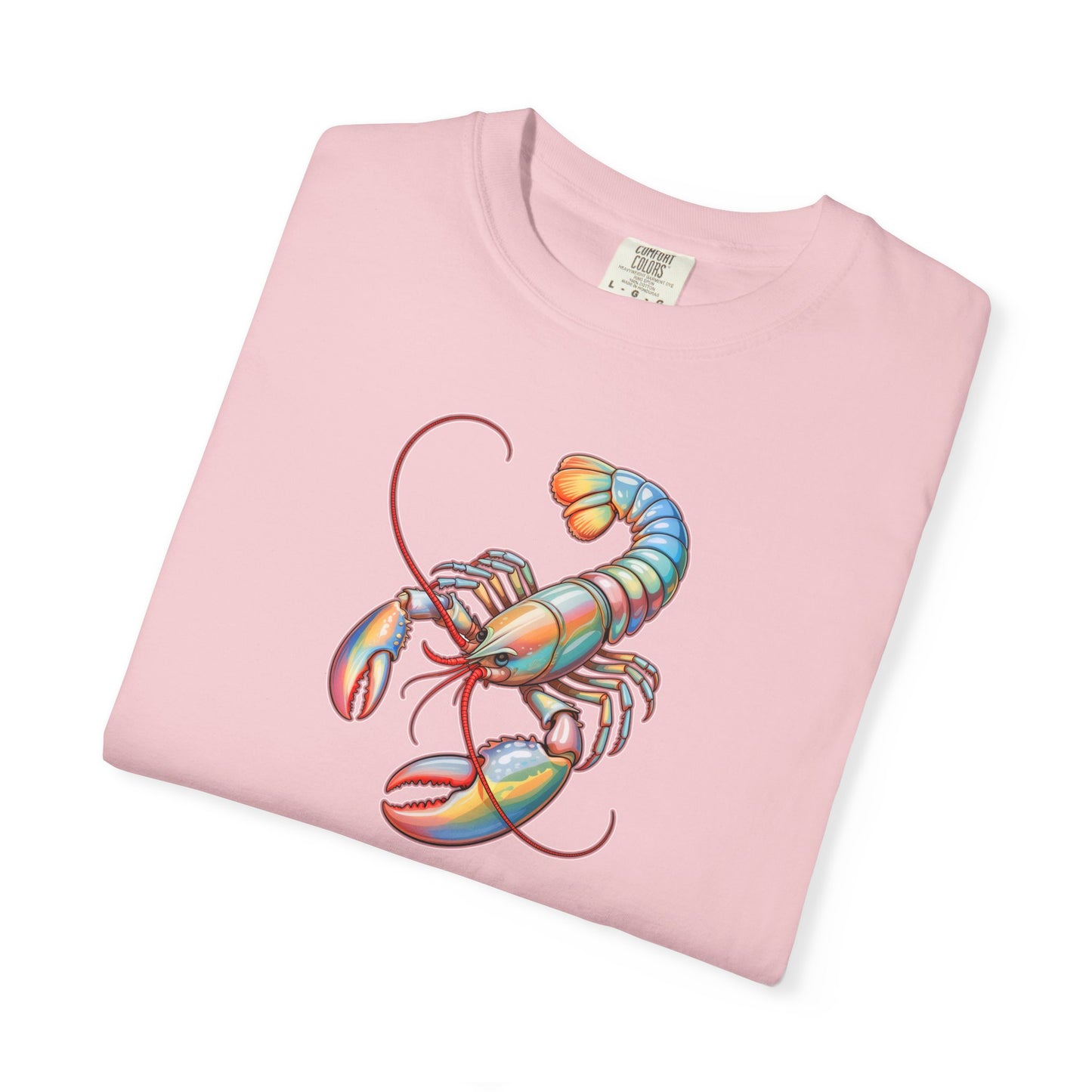 Cotton Candy Lobster Mania Graphic T-Shirt