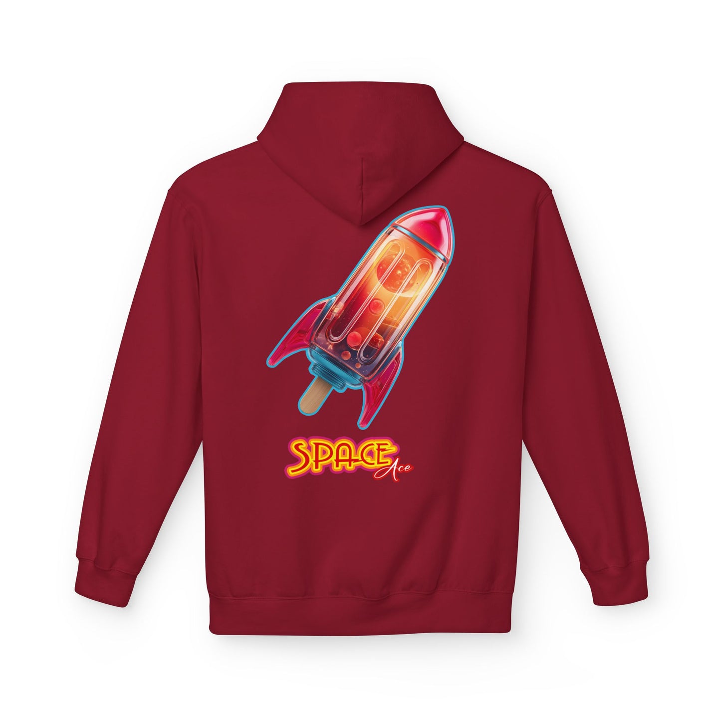 Space Ace-sicle Hoodie - Rocket Pop Ice Lolly Logo