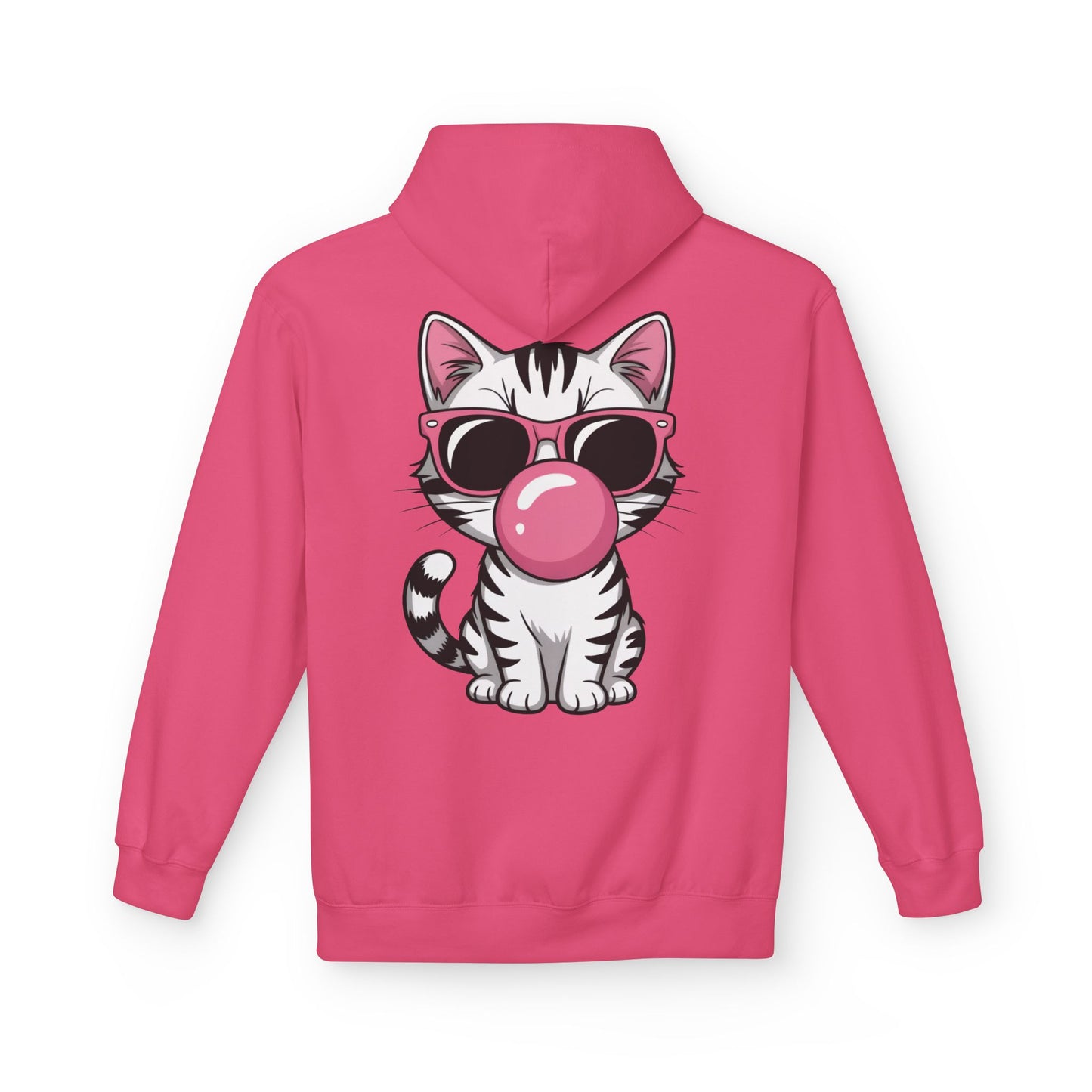 Bubblegum Kitty Hoodie — Cool Cat Sweatshirt