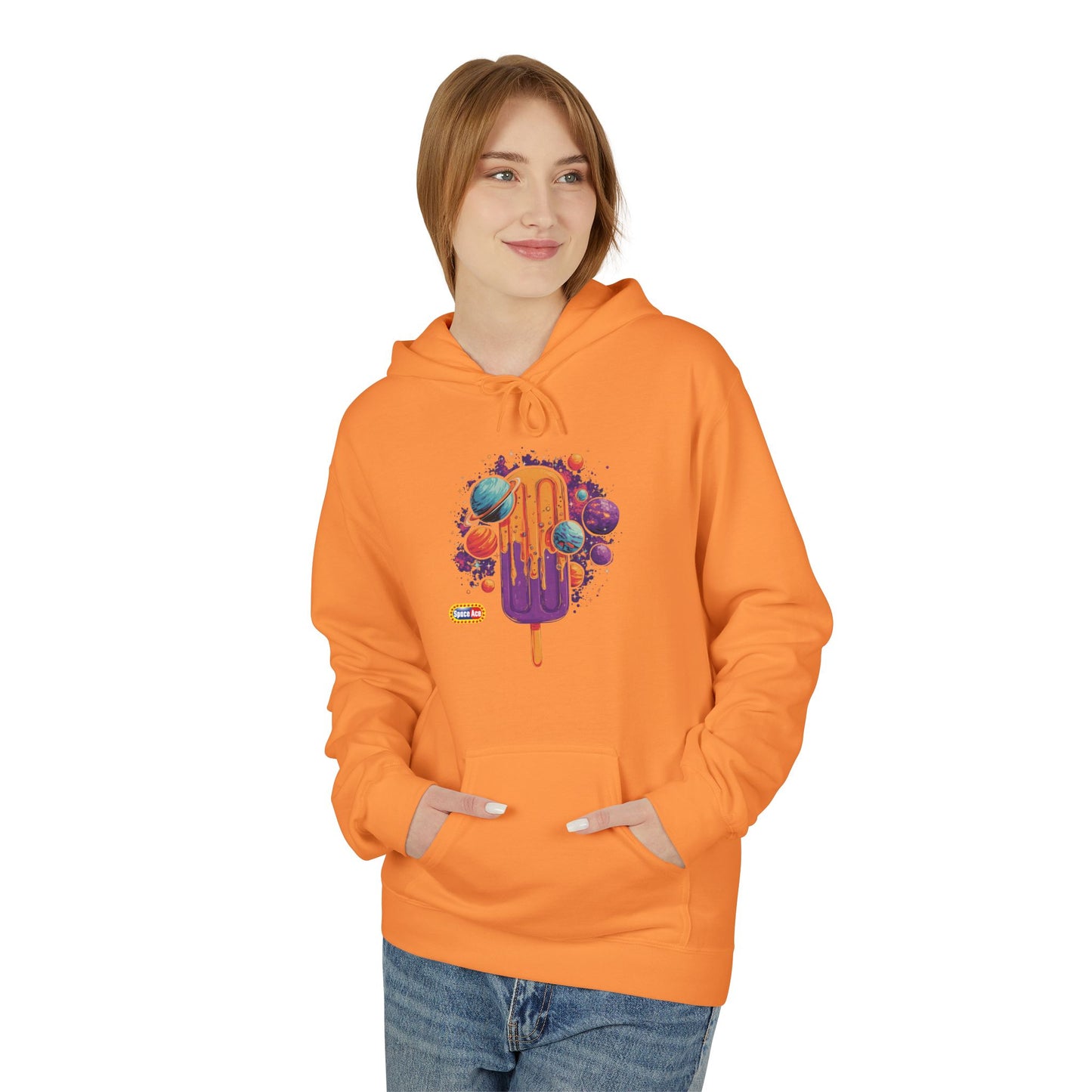 Cosmic Popsicle Hoodie — Space Graphic Sweatshirt