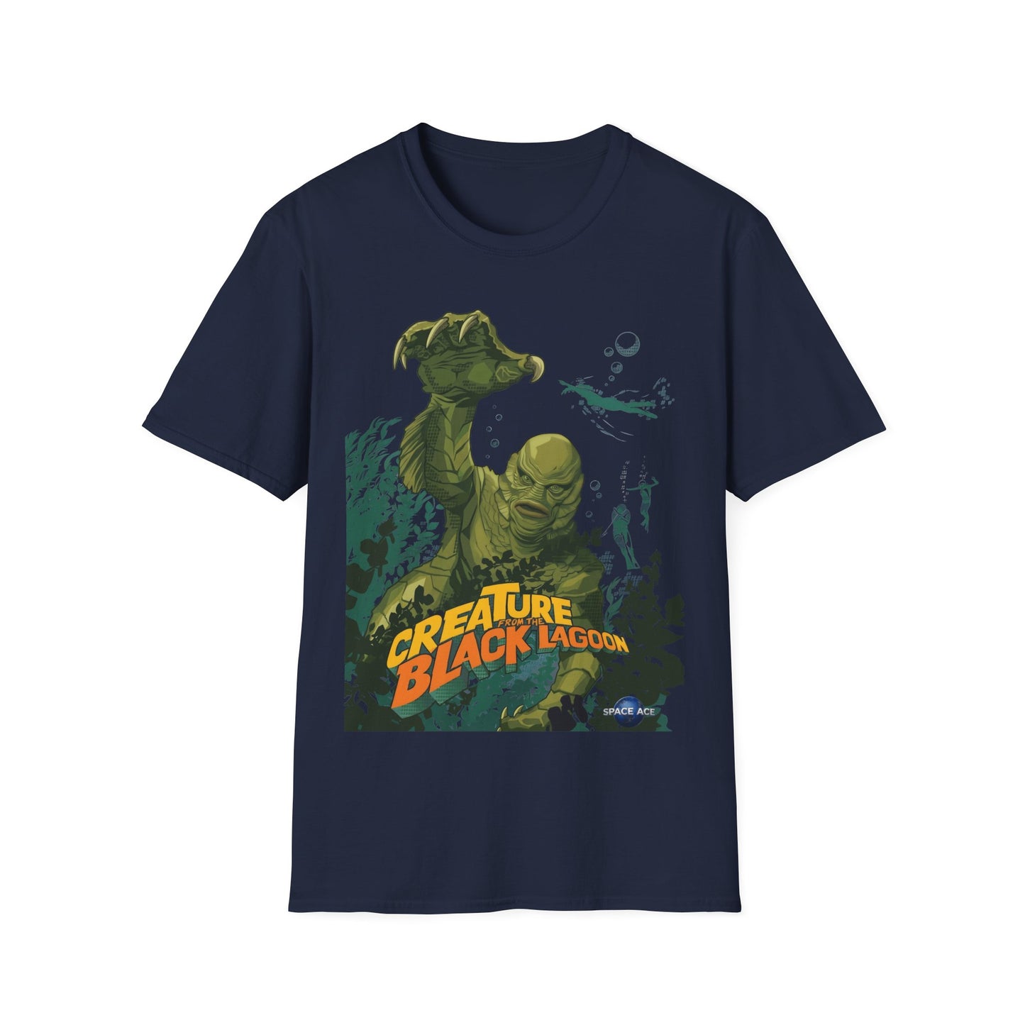 Creature Feature T‑Shirt — Vintage Swamp Monster Movie Graphic Tee