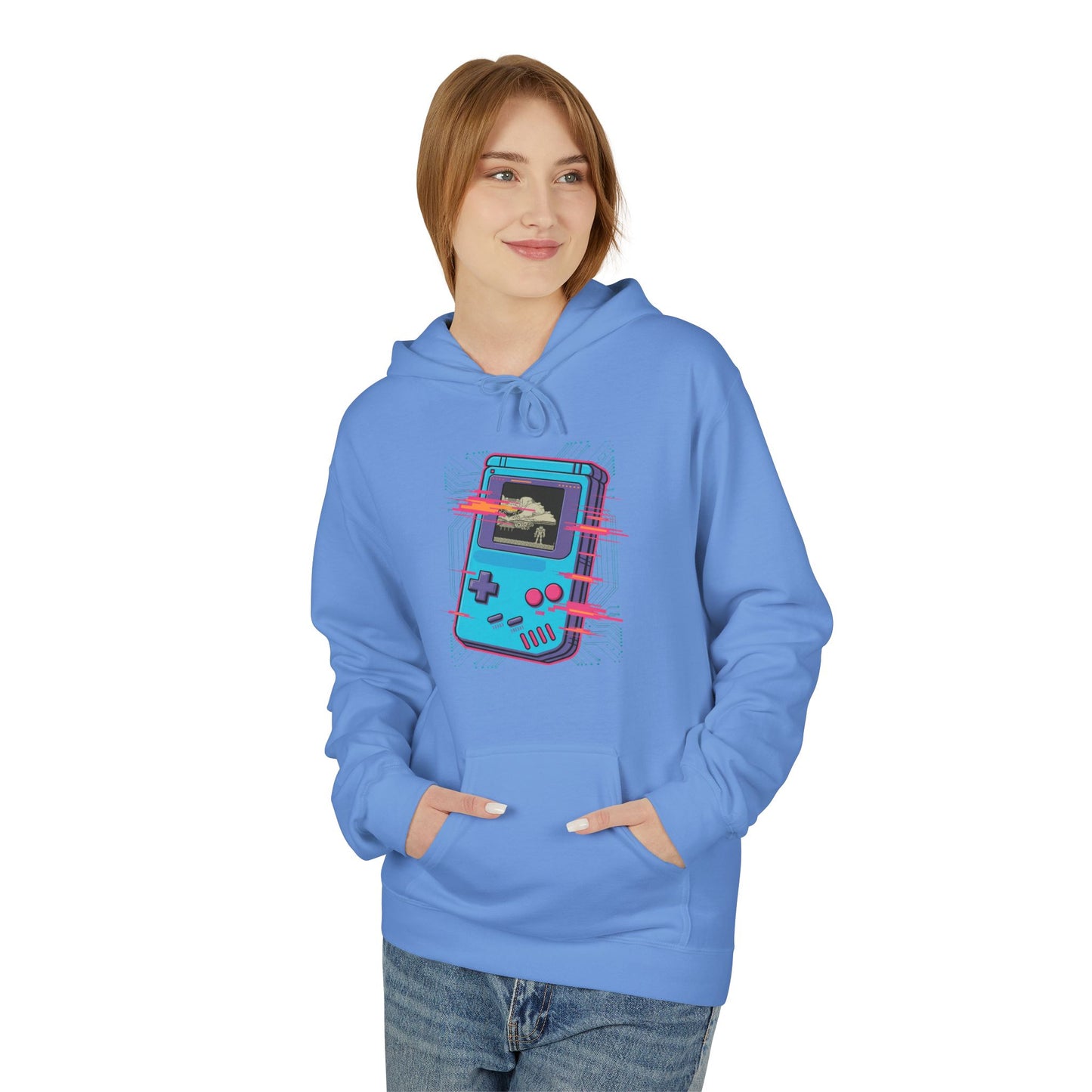 Retro Game Hoodie — Vintage Pixel Console Sweatshirt