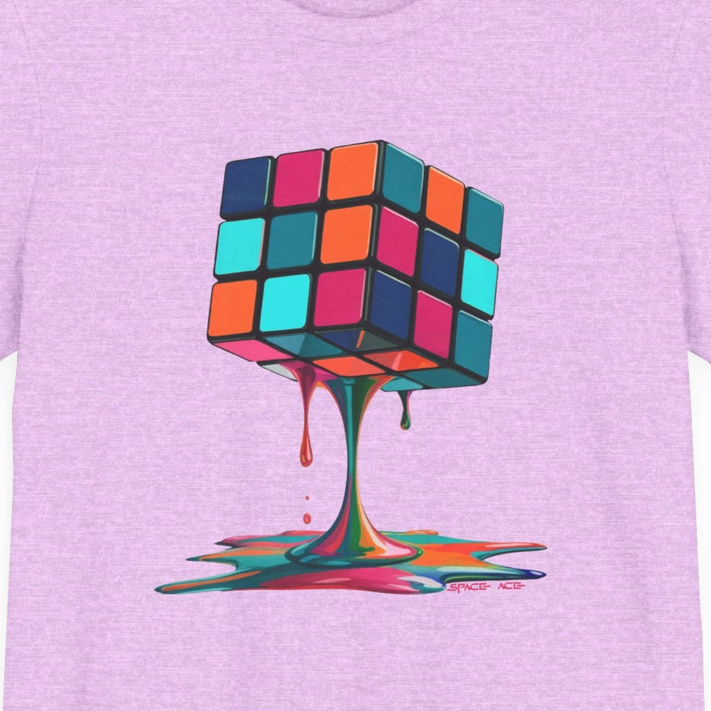 Puzzle Cube Tee, Retro Graphic Shirt, Unisex T-Shirt, Gift for Gamers, Fun Casual Wear, Trendy Street Fashion