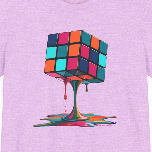 Puzzle Cube Tee, Retro Graphic Shirt, Unisex T-Shirt, Gift for Gamers, Fun Casual Wear, Trendy Street Fashion