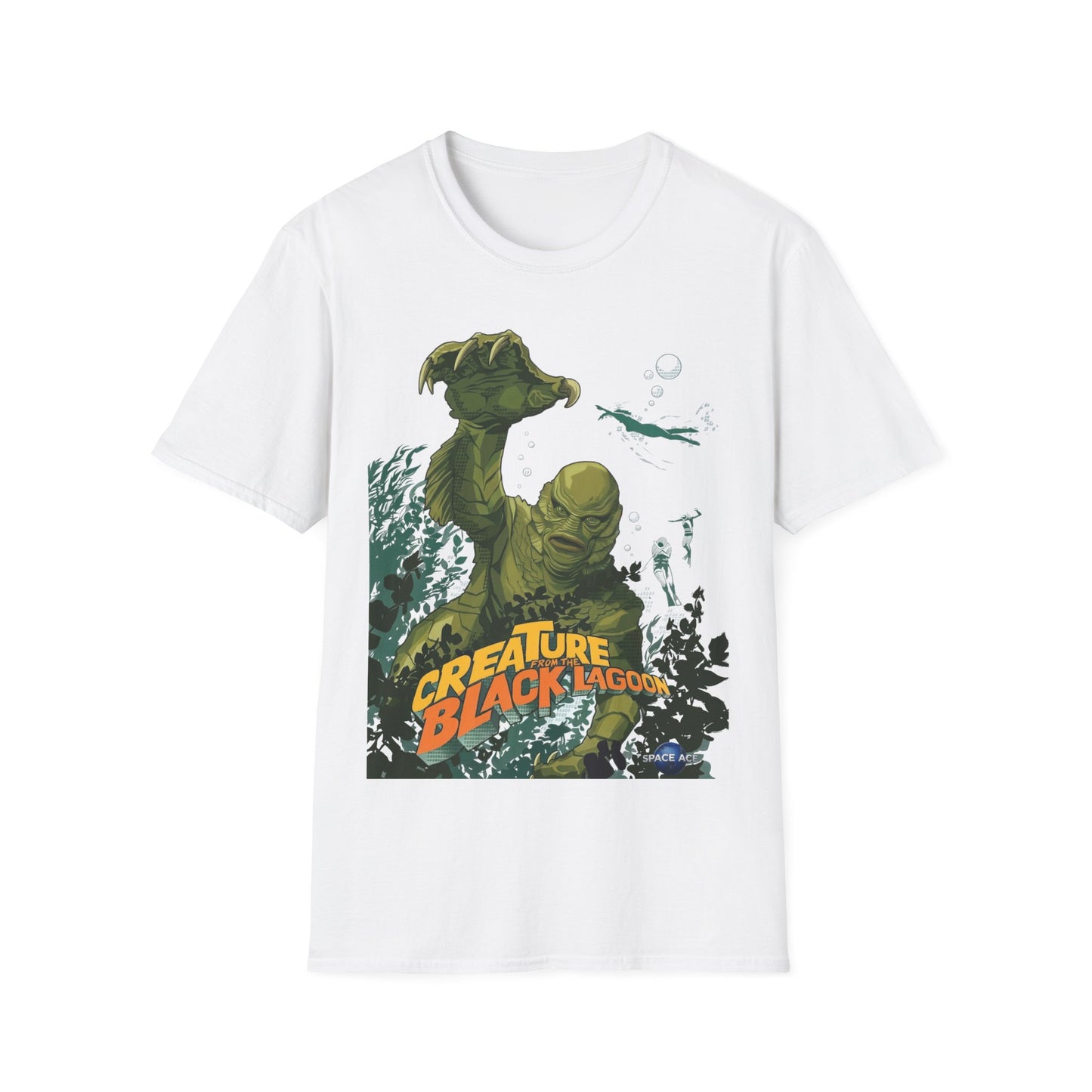 Creature Feature T‑Shirt — Vintage Swamp Monster Movie Graphic Tee
