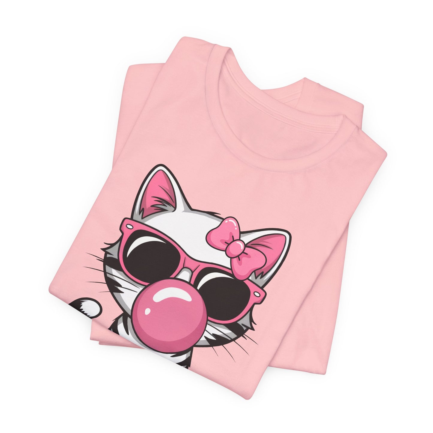 Bubble Gum Girl Kitty T-Shirt