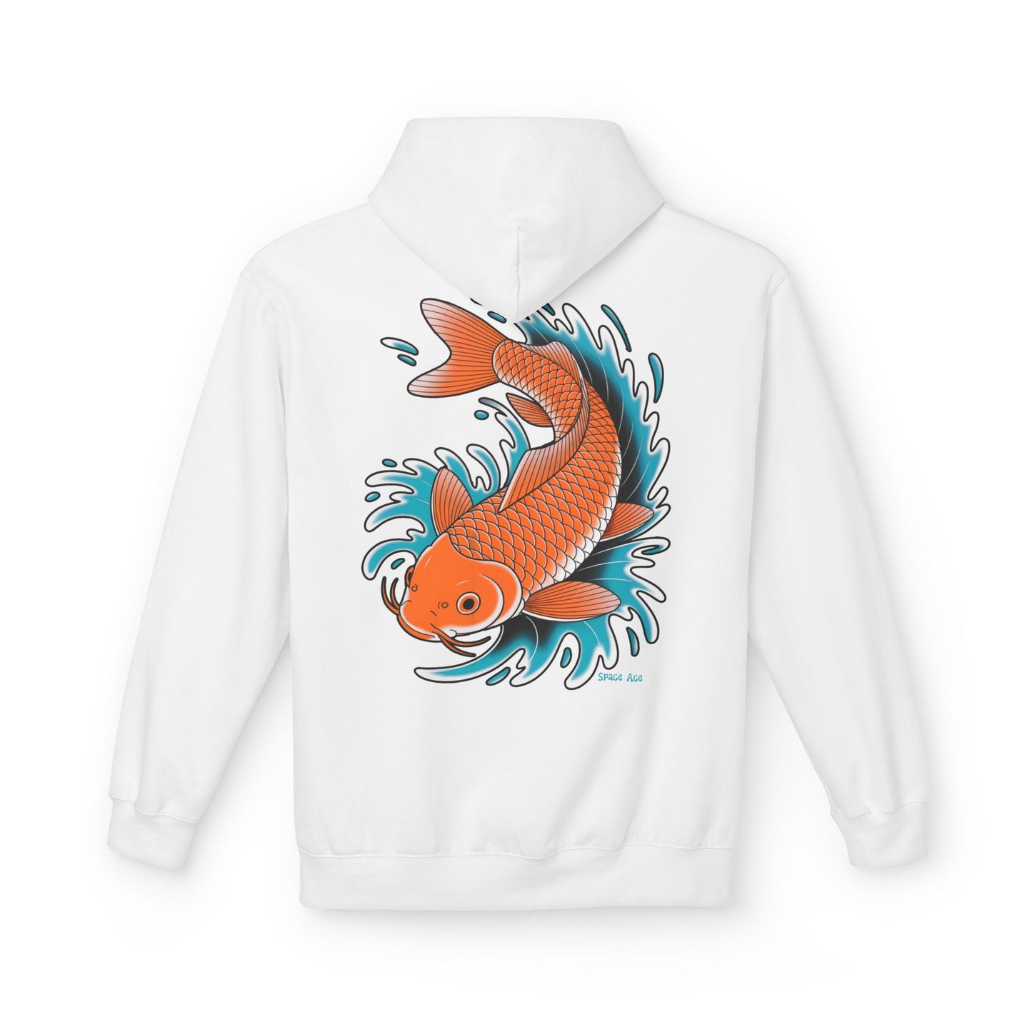 Koi Tattoo Hoodie — Japanese Koi Fish Graphic Pullover