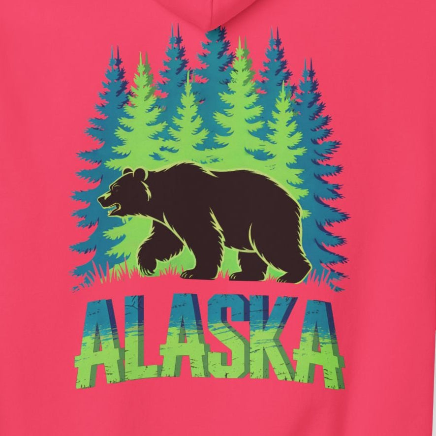 Alaska Bear Forest Hoodie