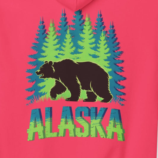 Alaska Bear Forest Hoodie