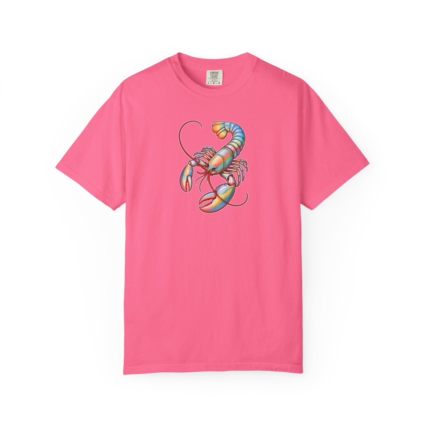 Cotton Candy Lobster Mania Graphic T-Shirt