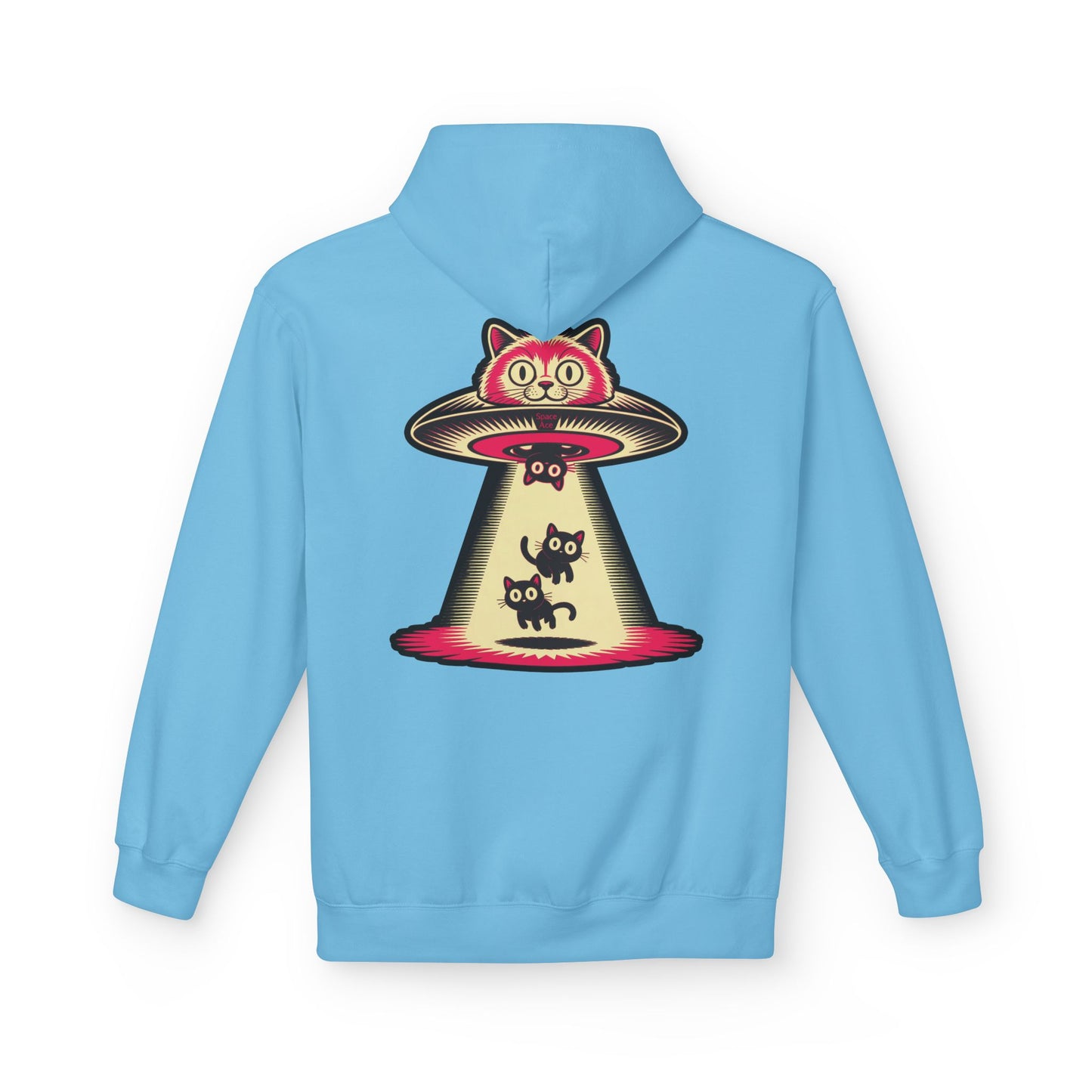 Cat UFO Hoodie — Abducted Kitties Graphic Hoodie