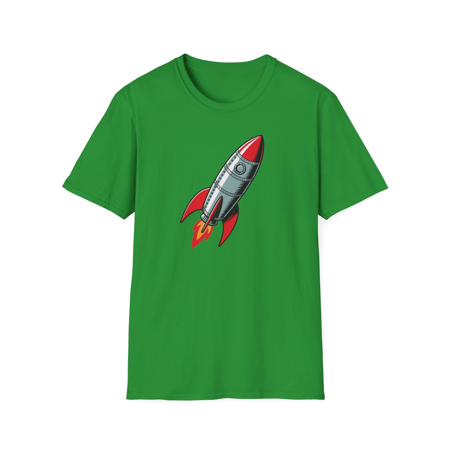 Rocket Graphic T-Shirt Retro Space Rocket Shirt