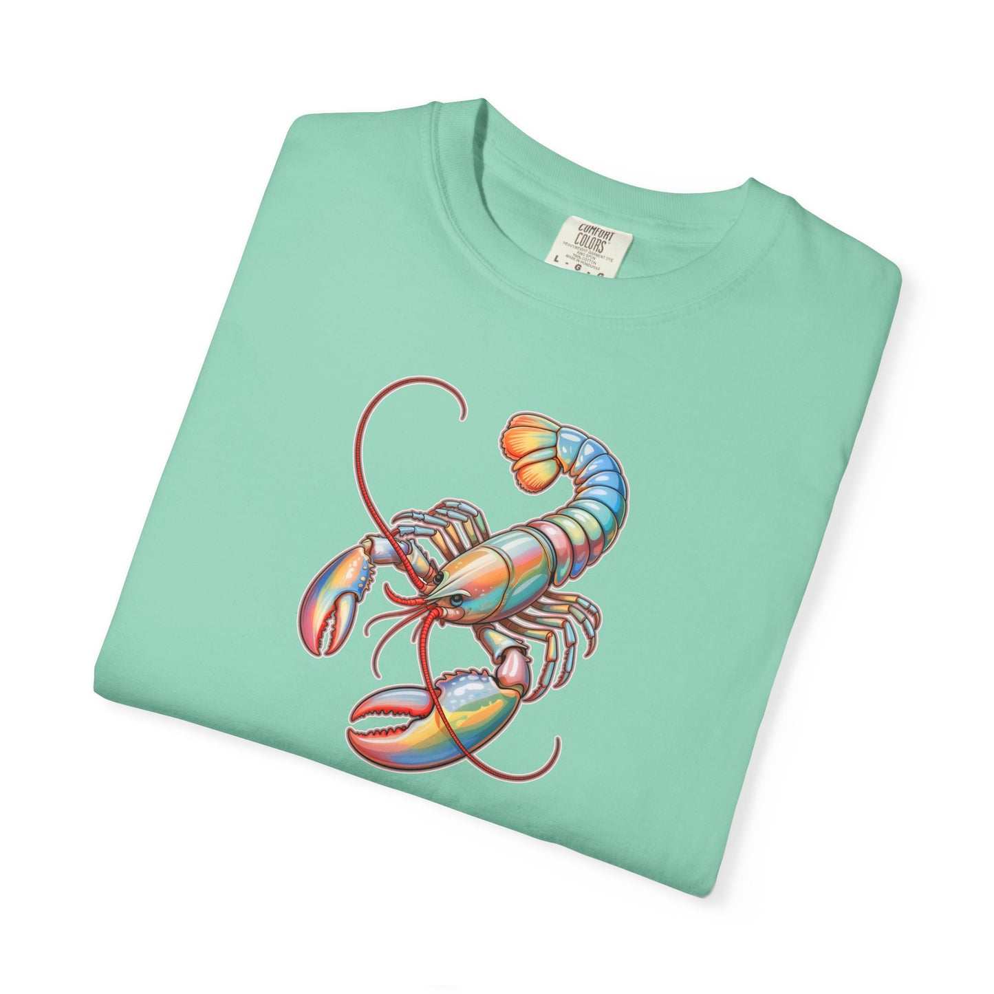 Cotton Candy Lobster Mania Graphic T-Shirt