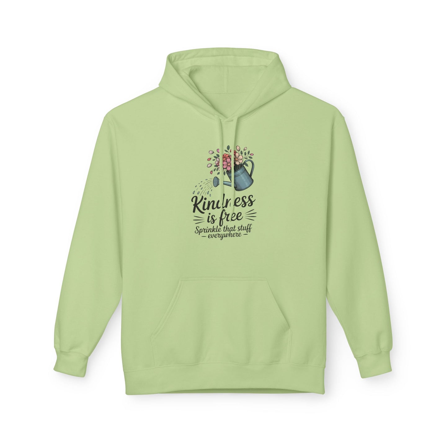 Kindness is Free Hoodie, Cozy Gift for Garden Lovers, Unisex Hoodie for Spring, Inspirational Apparel, Perfect for Earth Day