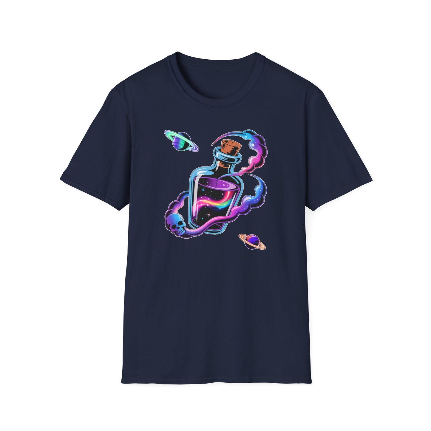 Galactic Potion T-Shirt, Cosmic Tee, Space Shirt, Gift for Astronomers, Science Lovers, Boho Style Apparel