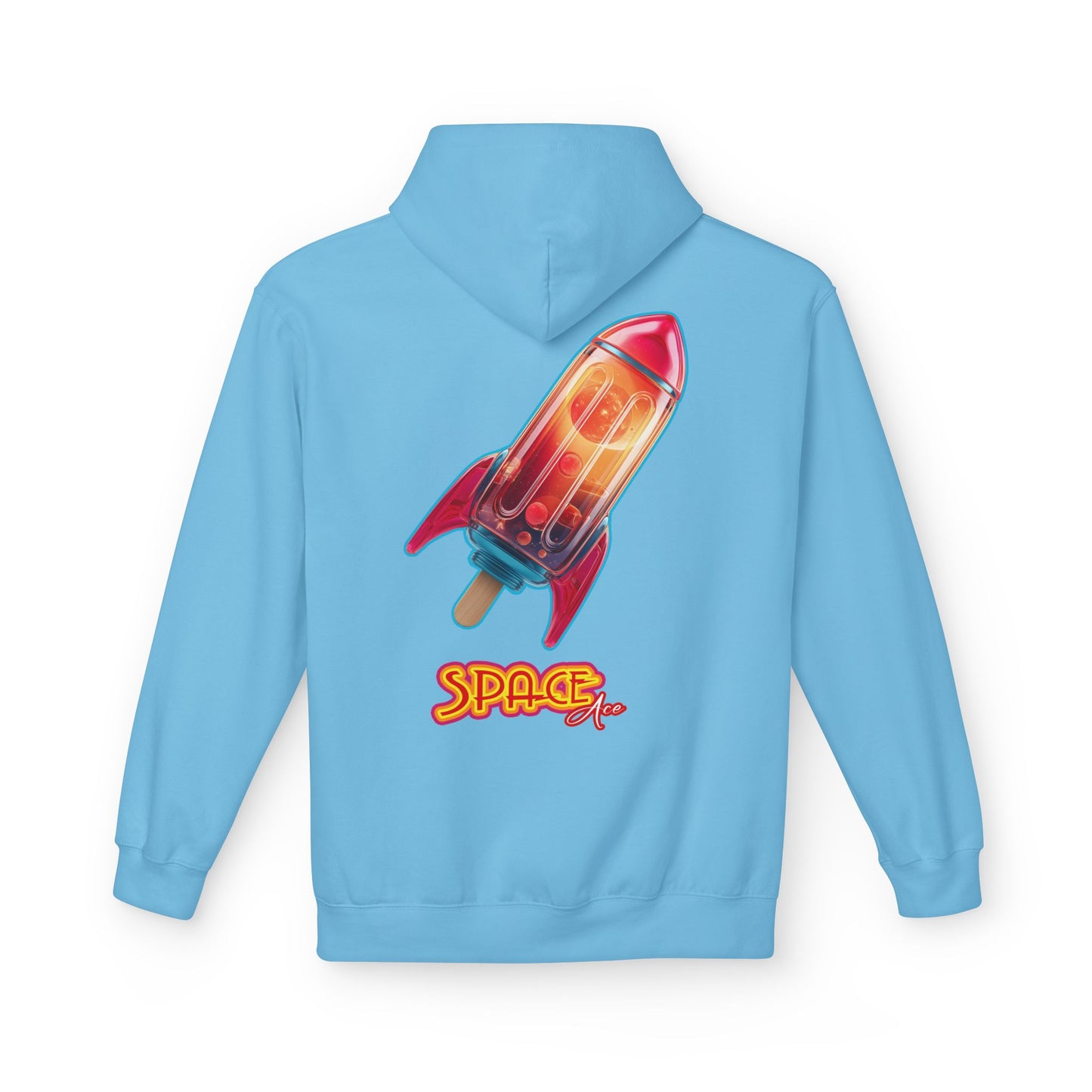 Space Ace-sicle Hoodie - Rocket Pop Ice Lolly Logo
