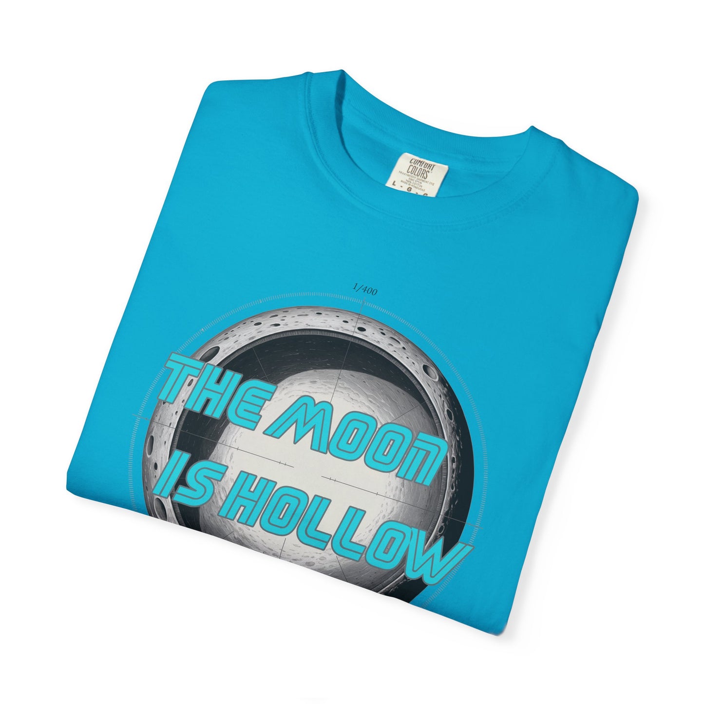 The Moon Is Hollow Tshirt Retro Sci Fi Moon Graphic