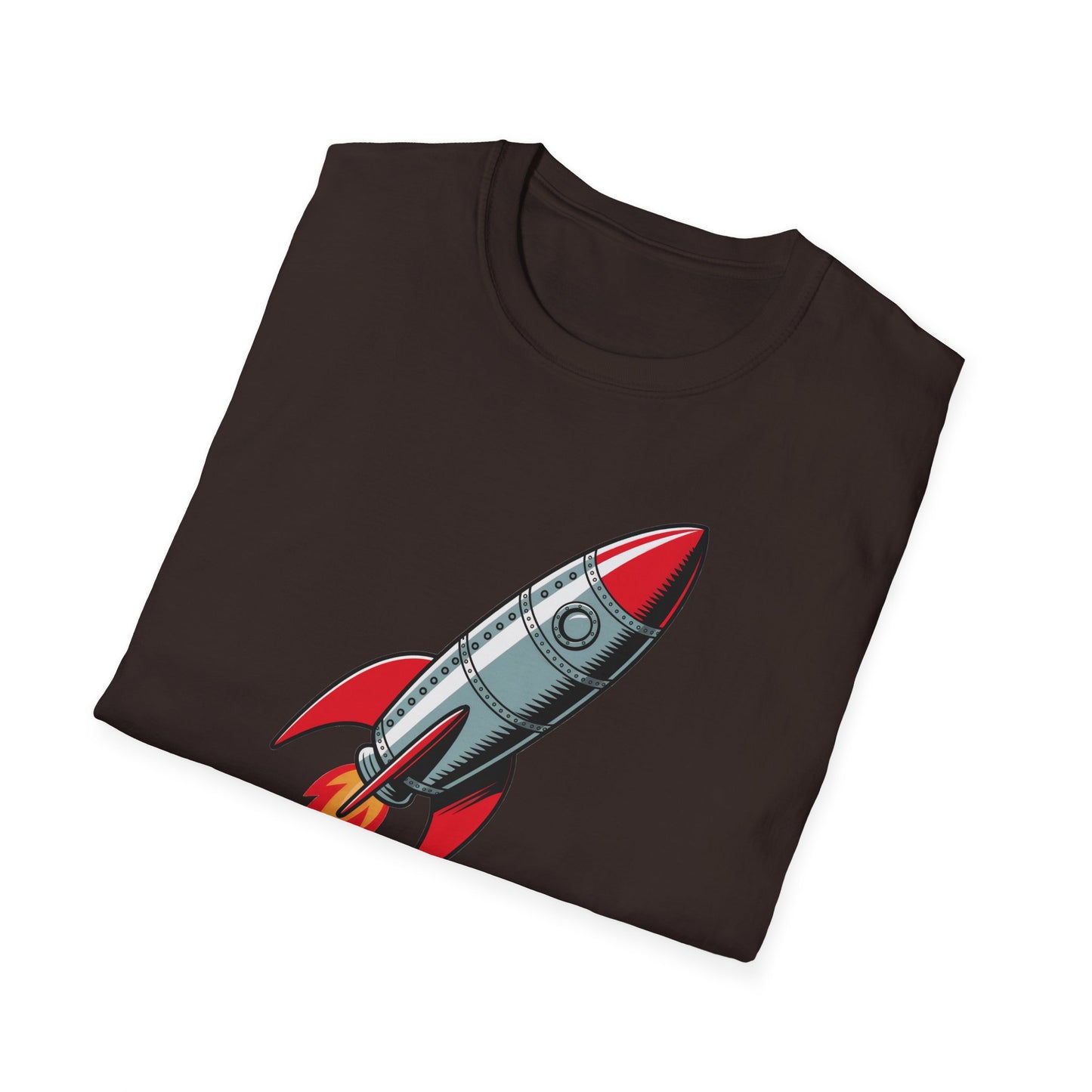 Rocket Graphic T-Shirt Retro Space Rocket Shirt
