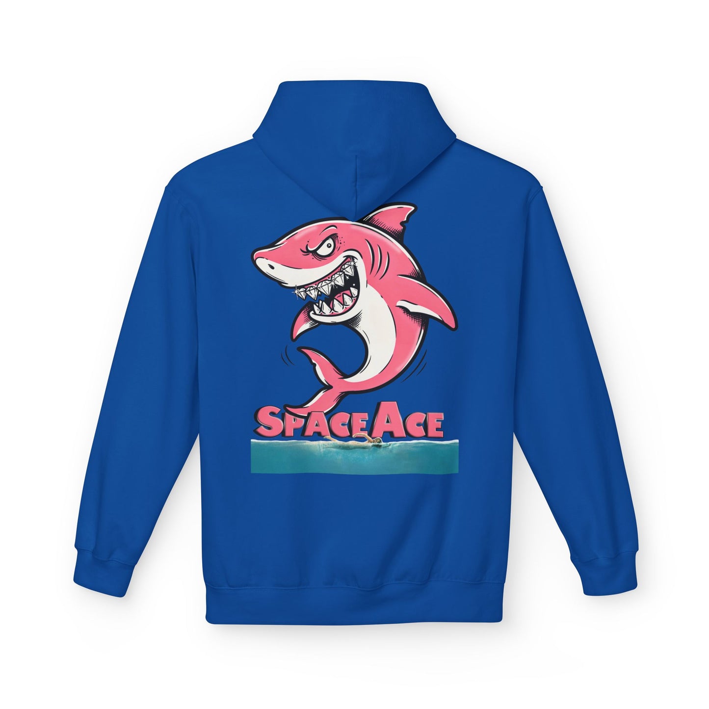 Space Ace Jawsy Hoodie – Retro Surf Graphic Pullover