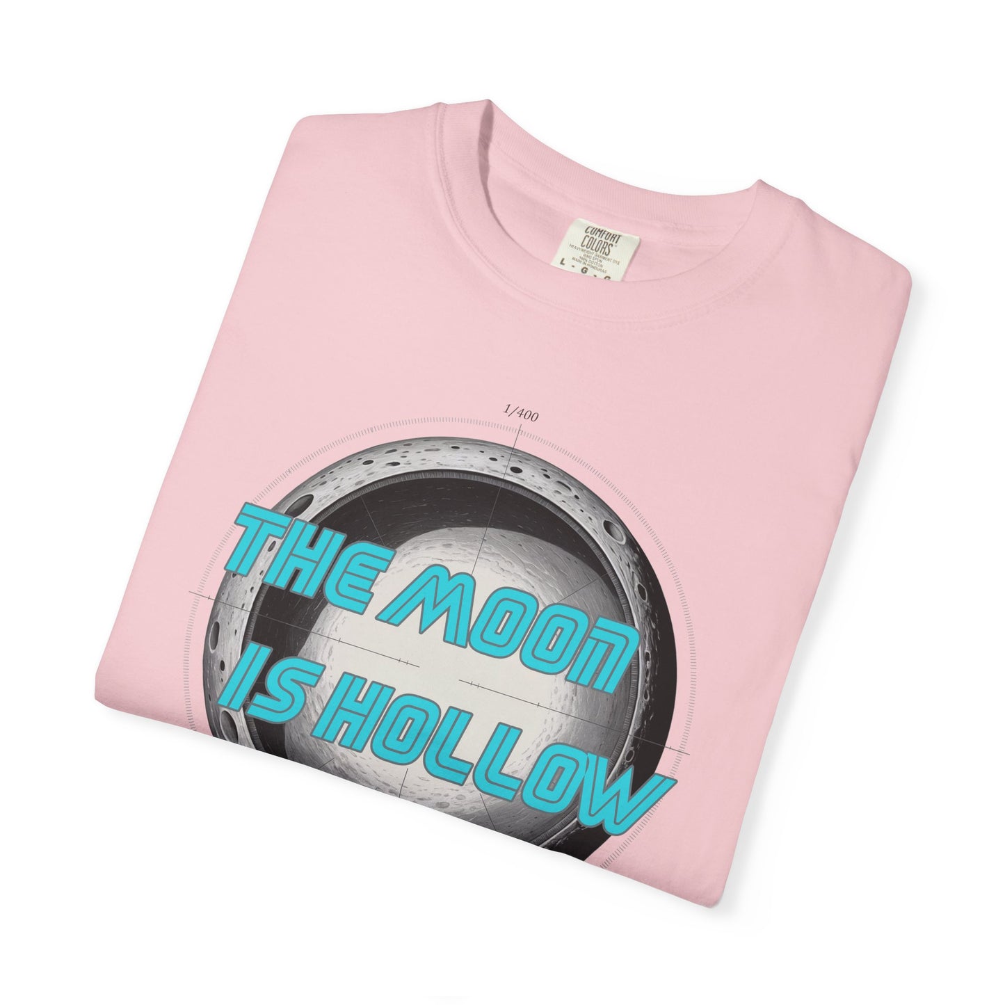 The Moon Is Hollow Tshirt Retro Sci Fi Moon Graphic