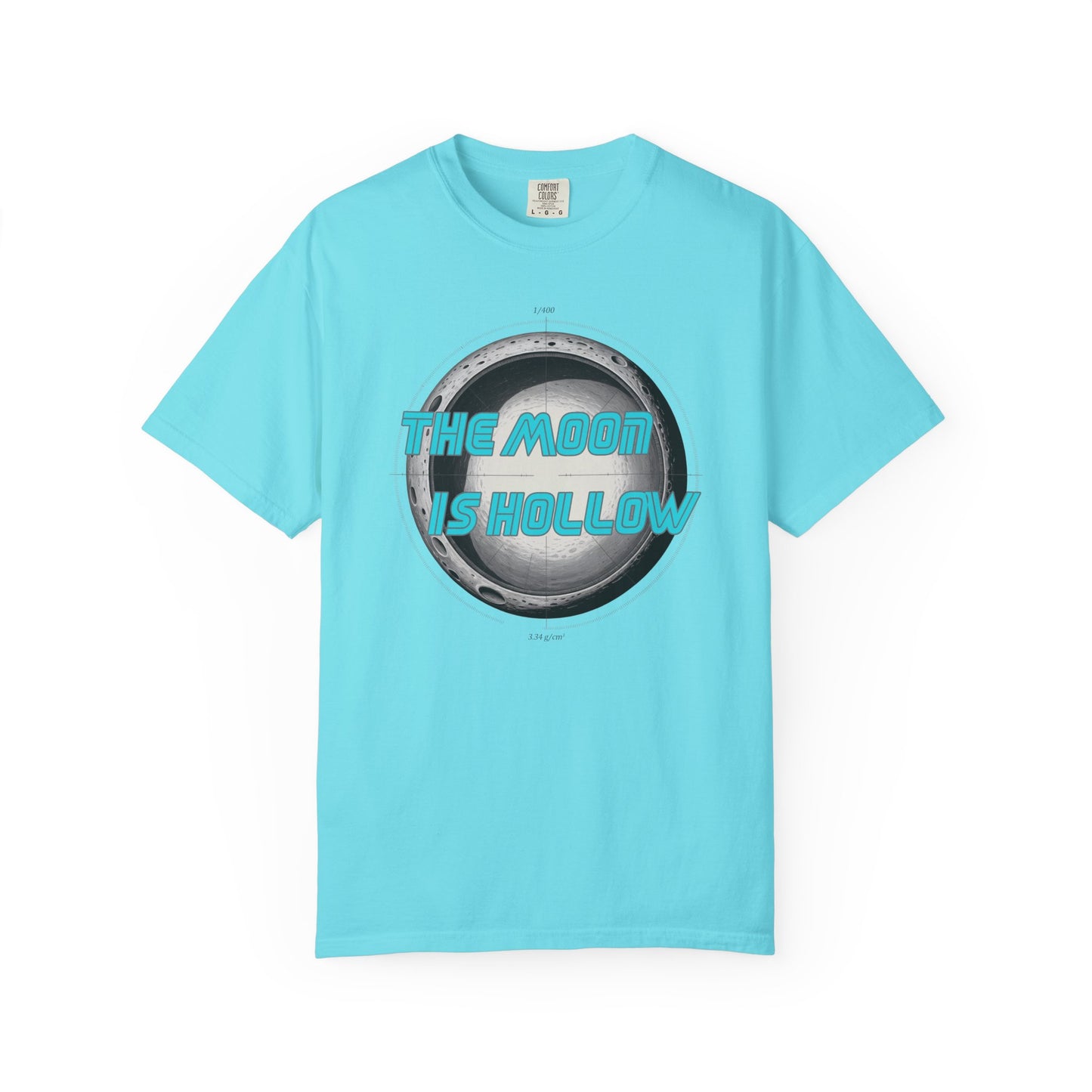 The Moon Is Hollow Tshirt Retro Sci Fi Moon Graphic