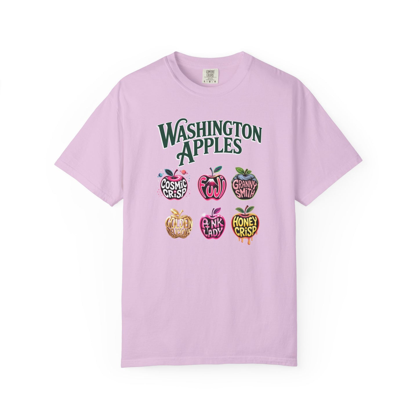Washington Apples Graphic Tee, Series 1 Cosmic Crisp thru Honey Crisp