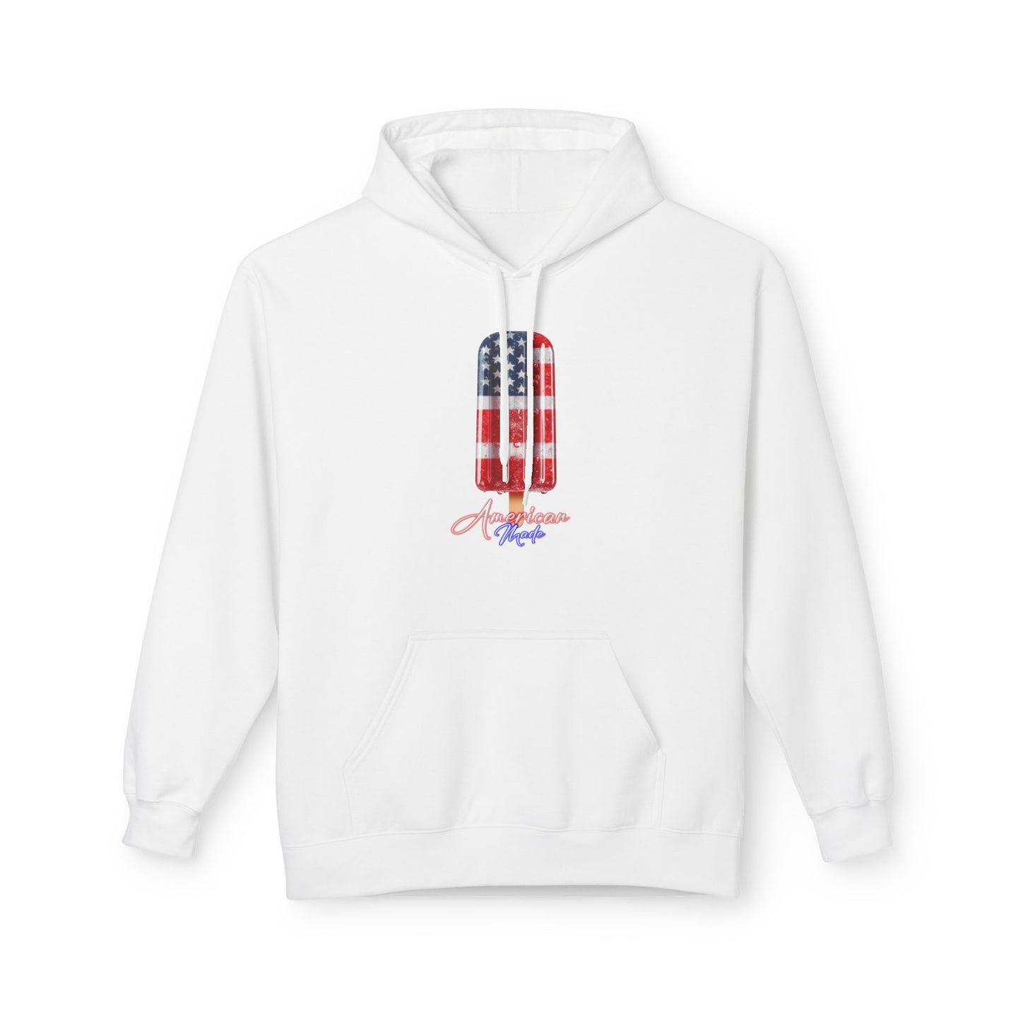 Patriotic Popsicle Hoodie — American Flag Stealth Graphic