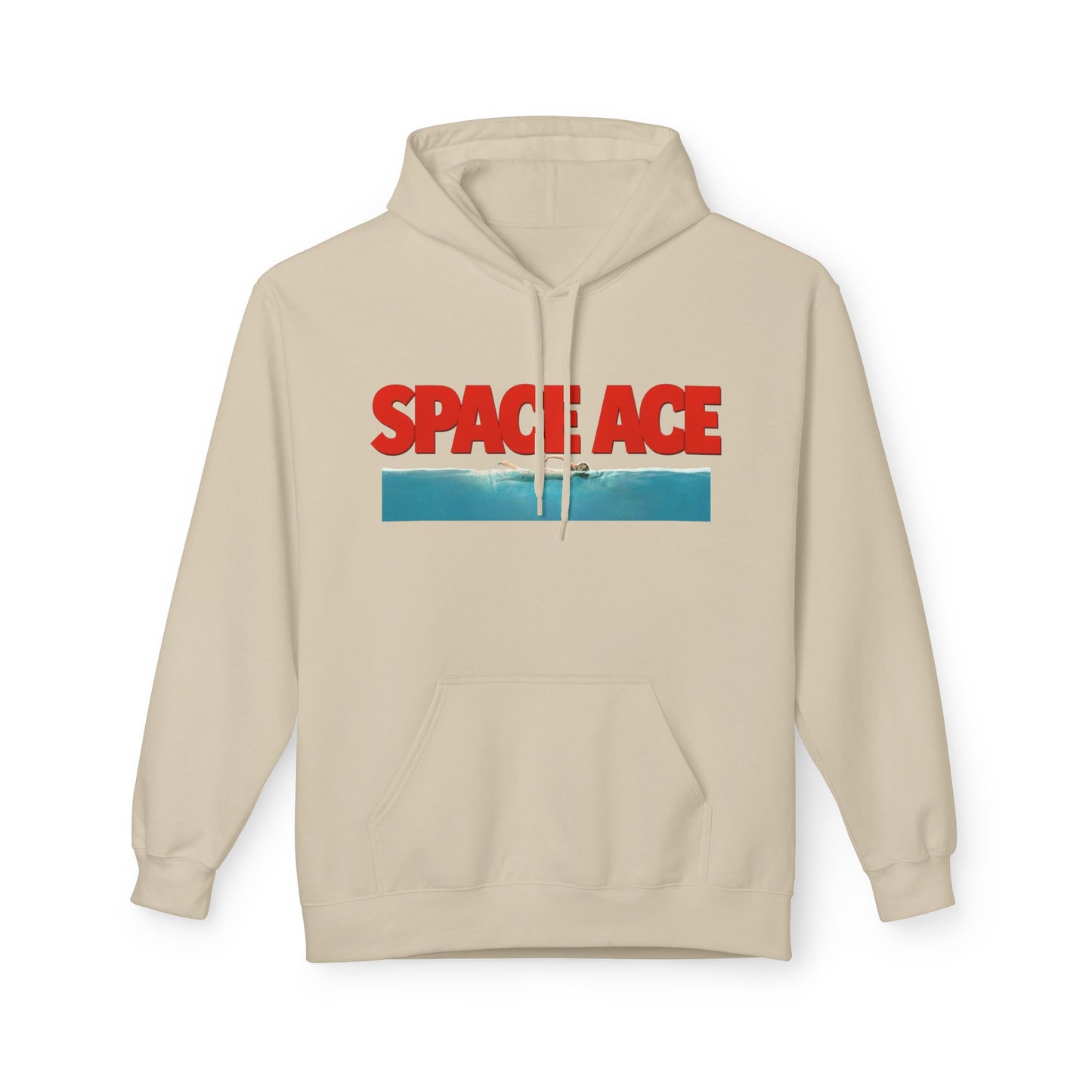 Space Ace Jawsy Hoodie – Retro Surf Graphic Pullover