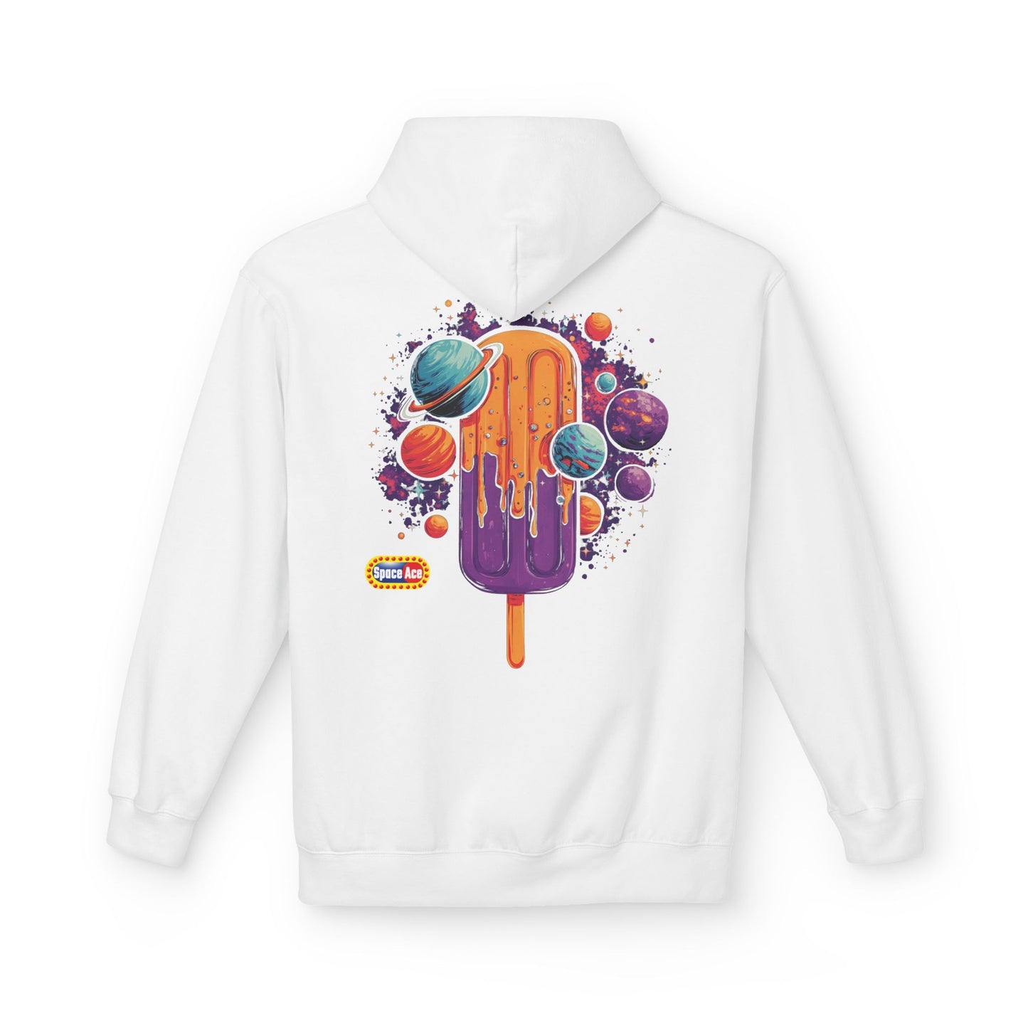 Cosmic Popsicle Hoodie — Space Graphic Sweatshirt