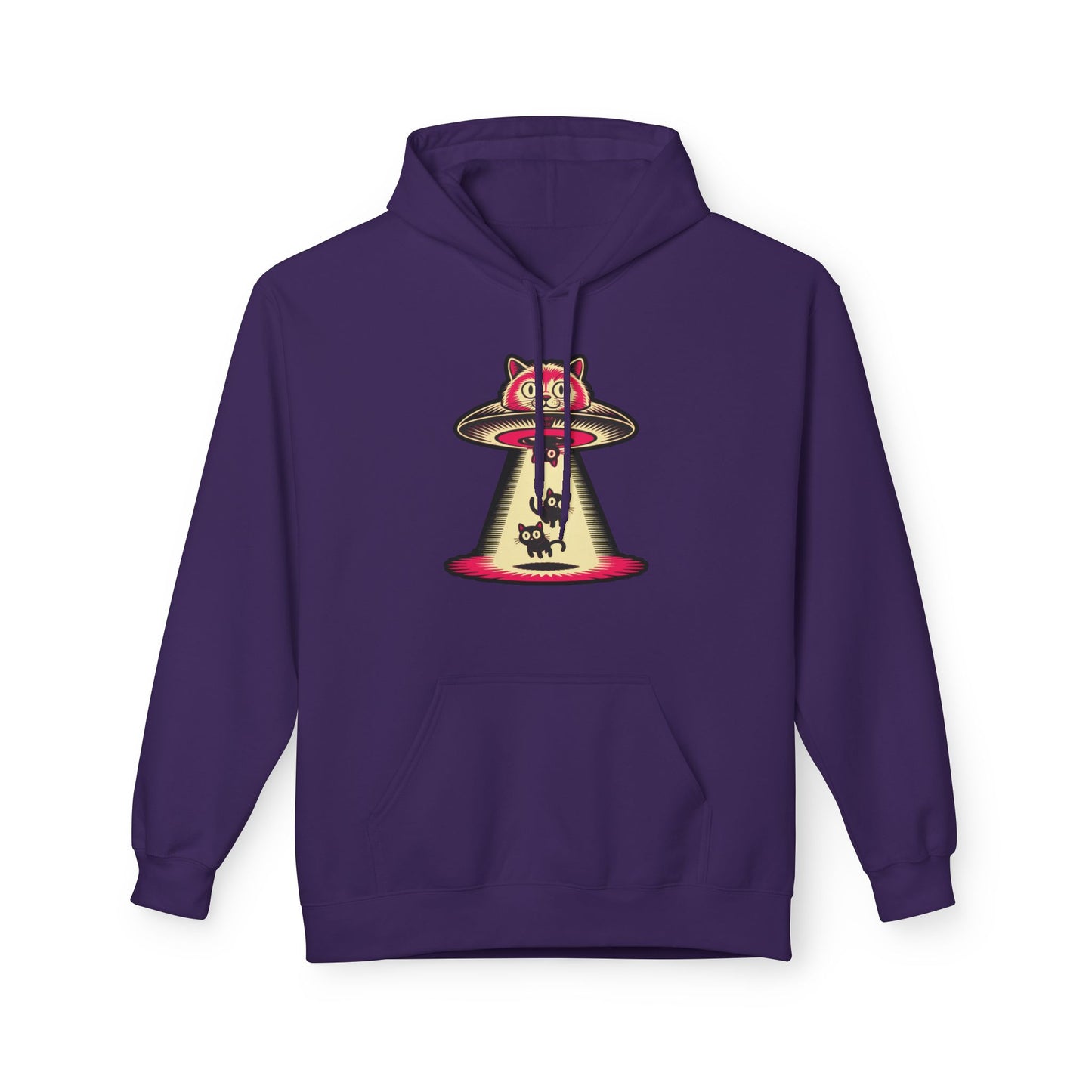 Cat UFO Hoodie — Abducted Kitties Graphic Hoodie