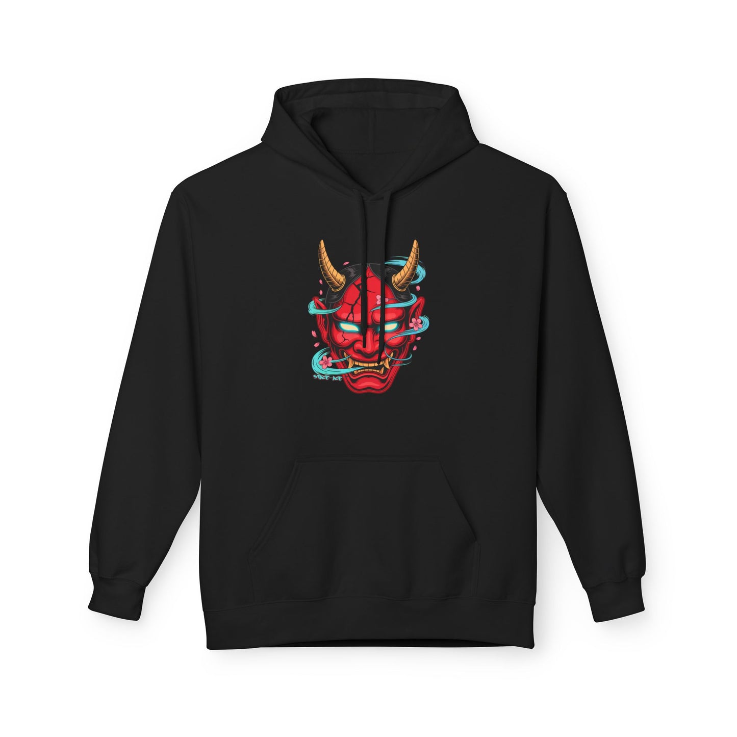 Hannya Mask Hoodie — Japanese Oni Mask Streetwear Pullover