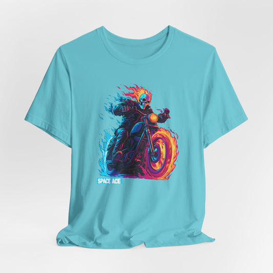 Hero Series - Flaming Bike T-Shirt