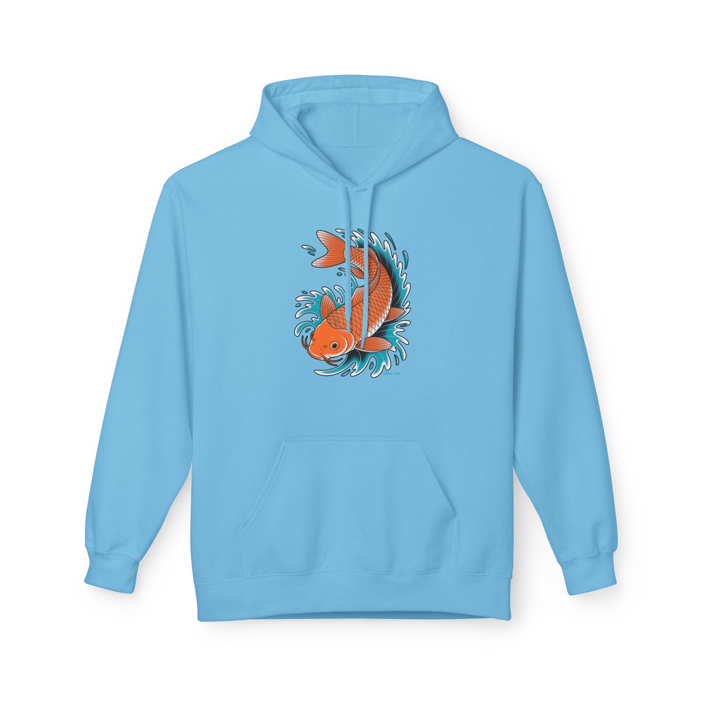 Koi Tattoo Hoodie — Japanese Koi Fish Graphic Pullover