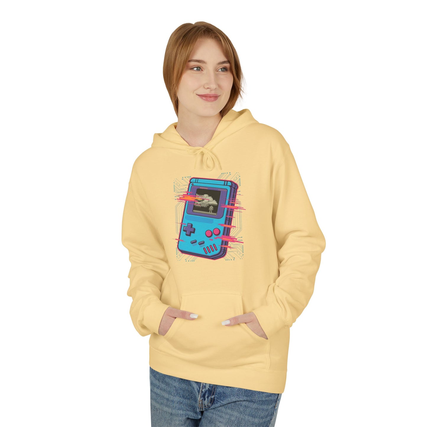 Retro Game Hoodie — Vintage Pixel Console Sweatshirt