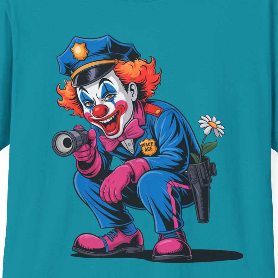 Clown Cop Graphic T-Shirt