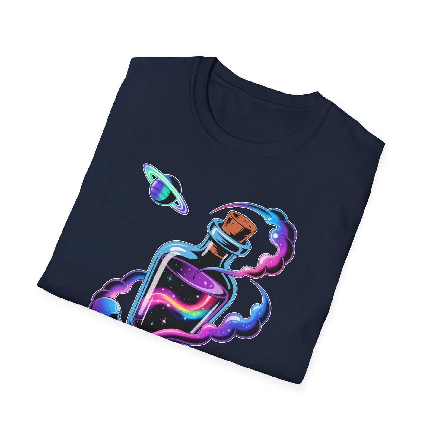 Galactic Potion T-Shirt, Cosmic Tee, Space Shirt, Gift for Astronomers, Science Lovers, Boho Style Apparel