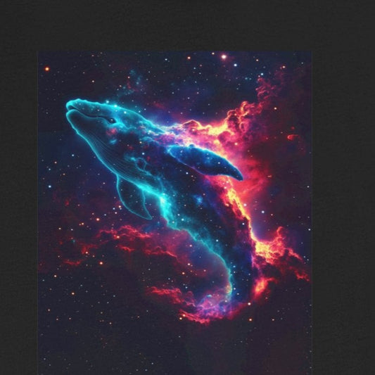 Space Nebula Series - Cosmic Whale T-Shirt