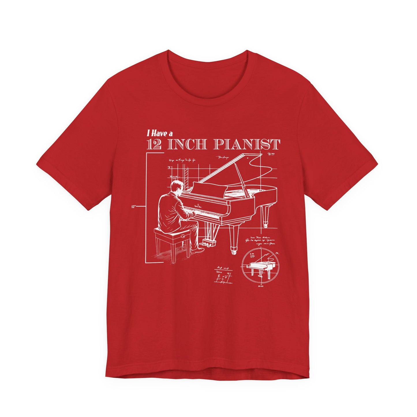 12 Inch Pianist T-Shirt