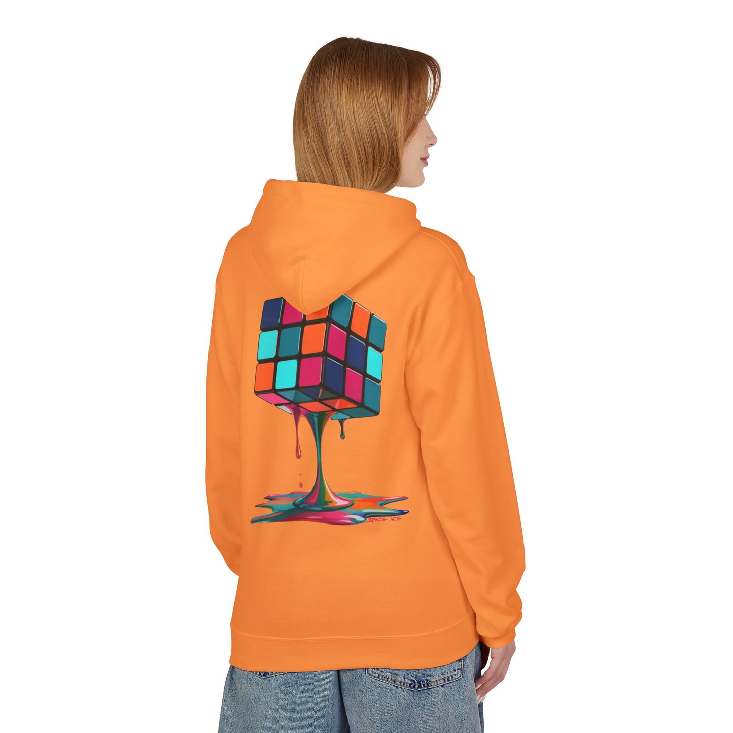 Dripping Puzzle Cube Hoodie