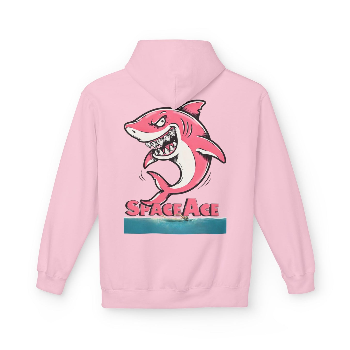 Space Ace Jawsy Hoodie – Retro Surf Graphic Pullover