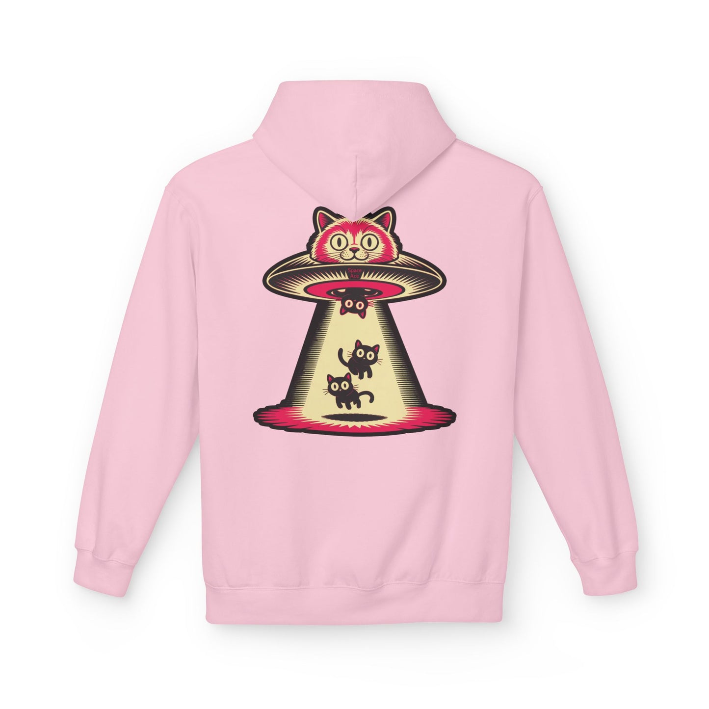 Cat UFO Hoodie — Abducted Kitties Graphic Hoodie